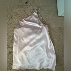 Lucy in the sky silk light pink homecoming dress